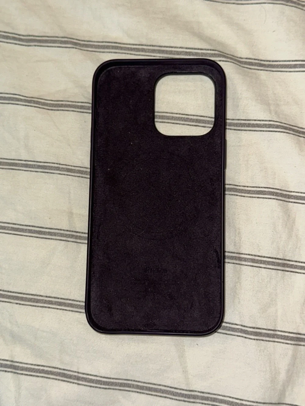 Apple Silicone iPhone Case - Deep Purple